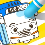 tayo coloringbook - kid sketch android application logo